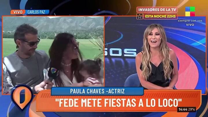 La espontánea reacción de Paula Chaves ante la relación entre Zaira Nara y Facundo Pieres.