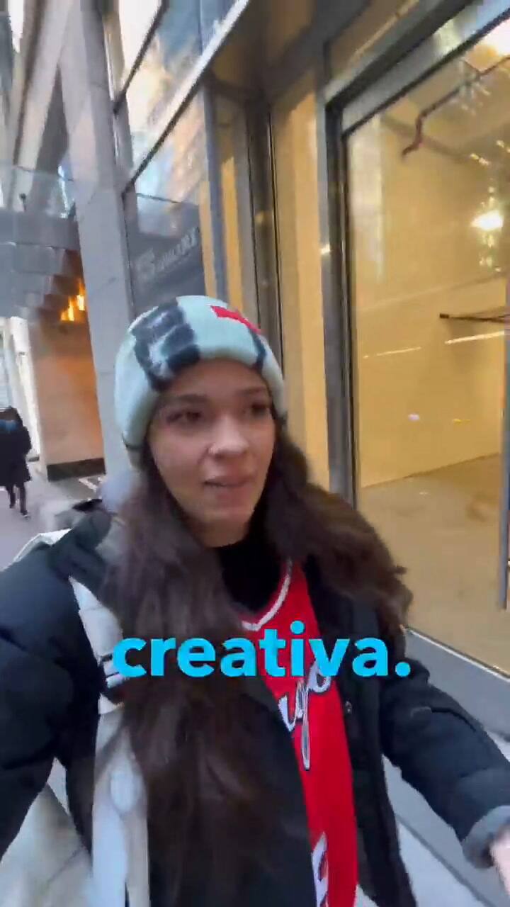 La tiktoker caminó por las calles de Nueva York para contar un tip a sus seguidores