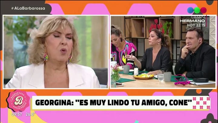 Georgina Barbarossa habló sobre su relación con Federico Bal