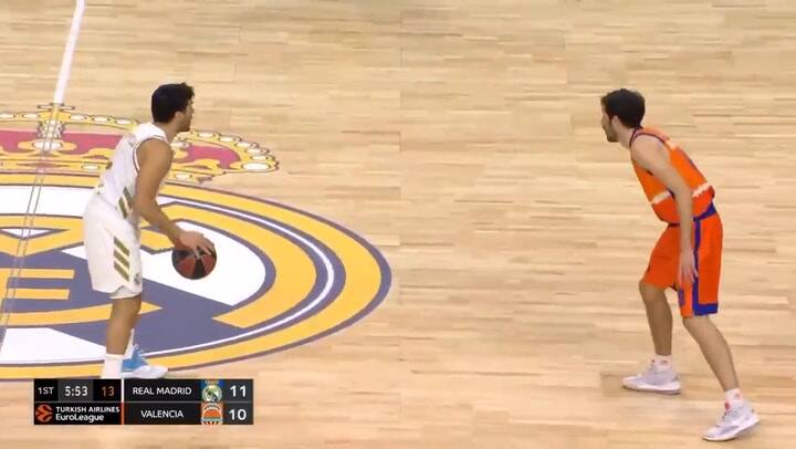 Facu Campazzo, récord de asistencias del Real Madrid en Euroleague - Fuente: Real Madrid Baloncesto