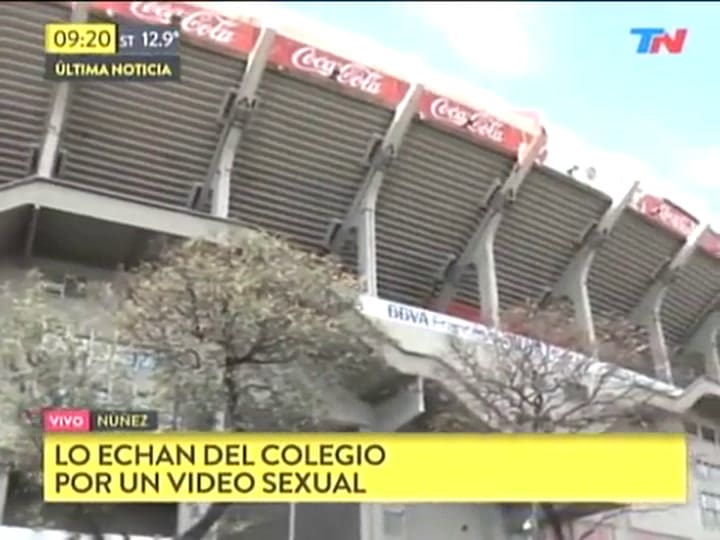 Lo echan del colegio por un video sexual