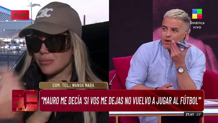 Wanda Nara mandó al frente a la China Suárez y contó a qué otro hombre le escribía