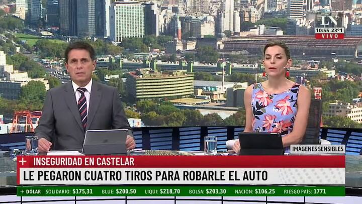 Lo balearon para robarle el auto en Castelar