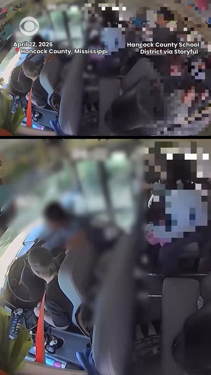 Una chofer de autobús se desmayó en plena autopista y un grupo de estudiantes tuvo que tomar el volante