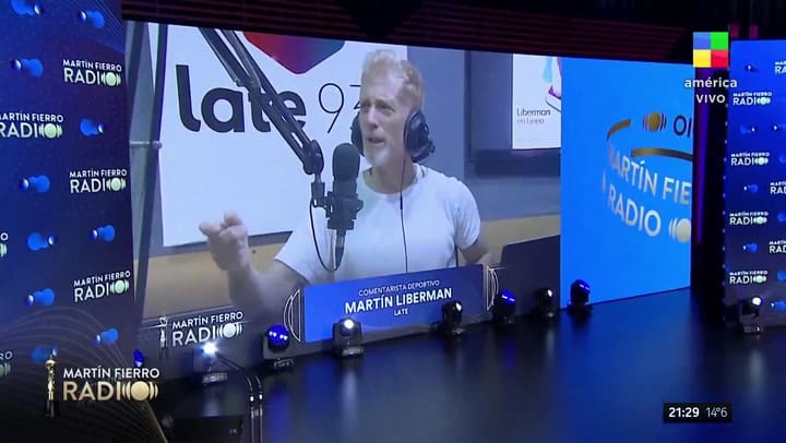 Emiliano Pinsón en los Martín Fierro