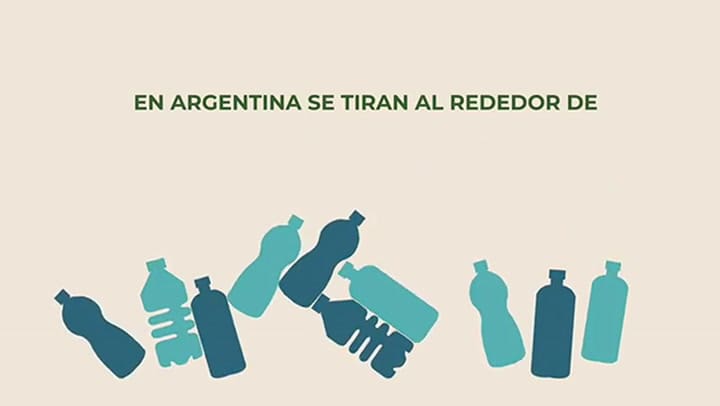 Botellas de Amor: la forma de reciclar plásticos que unió a miles de jóvenes - Fuente: Instagram