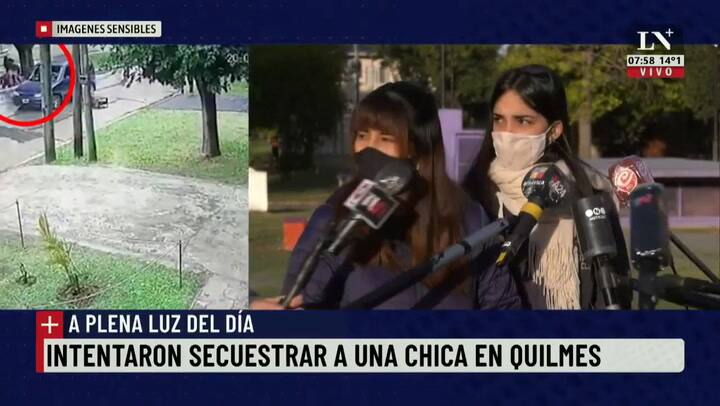 Intentaron secuestrar a una chica en Quilmes