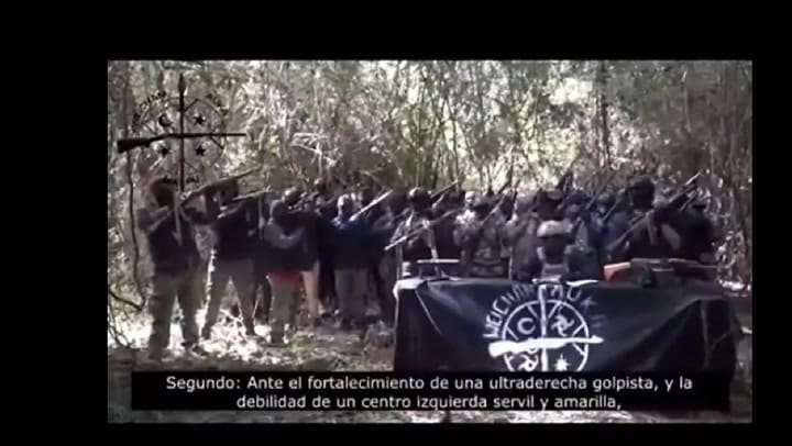 Un grupo mapuche pidió el fin de la militarización chilena