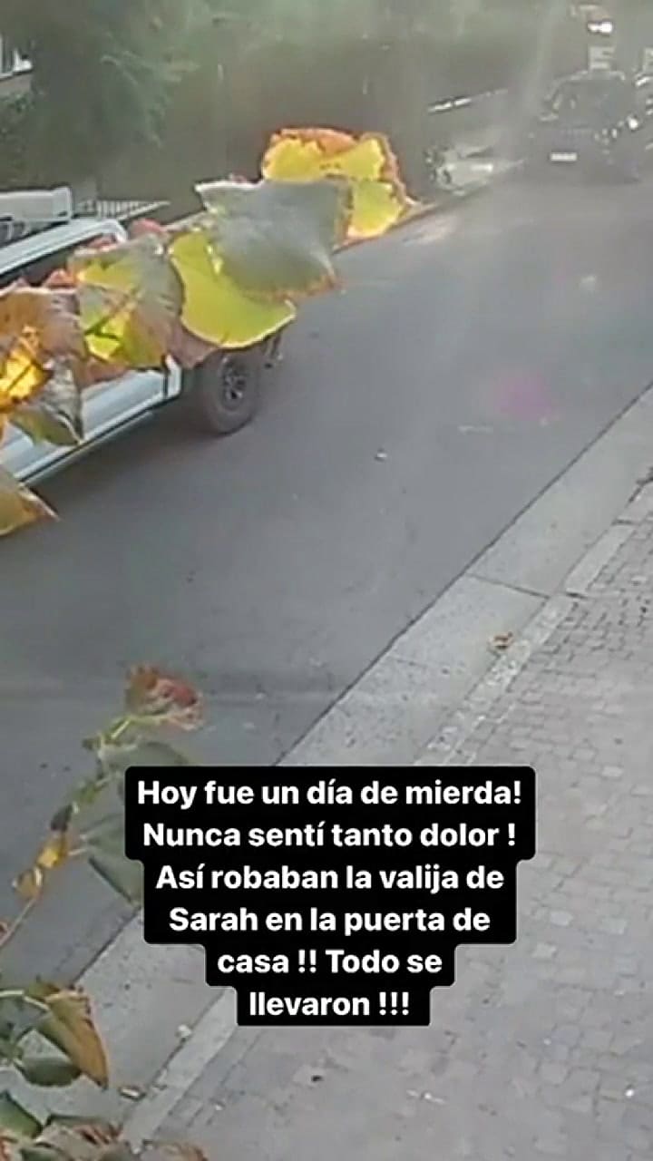 Asi fue el robo a Barby Franco y Fernando Burlando (IG @barbitafranco21)