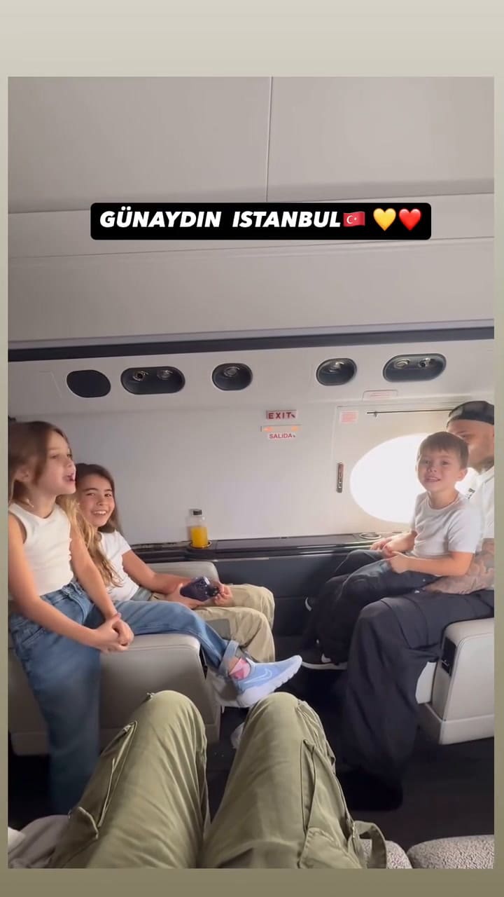 La China Suárez y sus hijos llegaron a Turquía