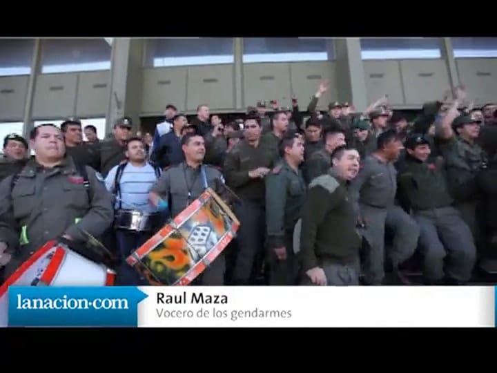 Los gendarmes aseguran que su reclamo es laboral