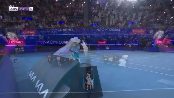 El llamativo look de Naomi Osaka