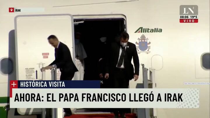El papa Francisco llegó a Irak