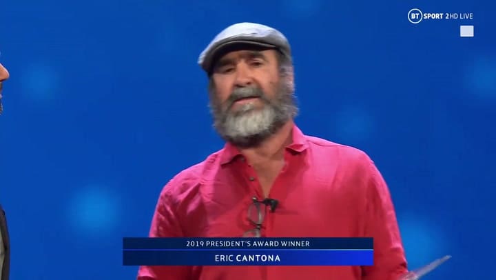 El insólito discurso de Eric Cantona que dejó petrificados a Cristiano Ronaldo y a Lionel Messi