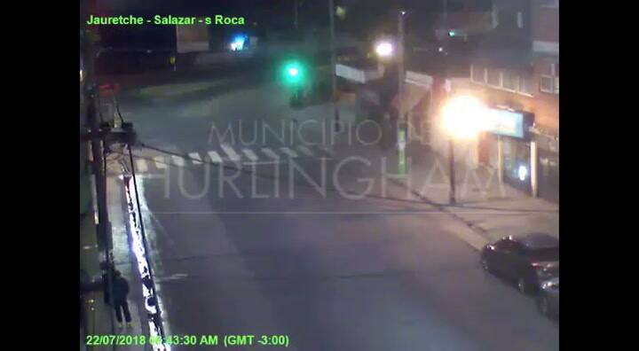 El momento de la detención del jugador de San Telmo - Fuente: Prensa Ministerio de Seguridad BA