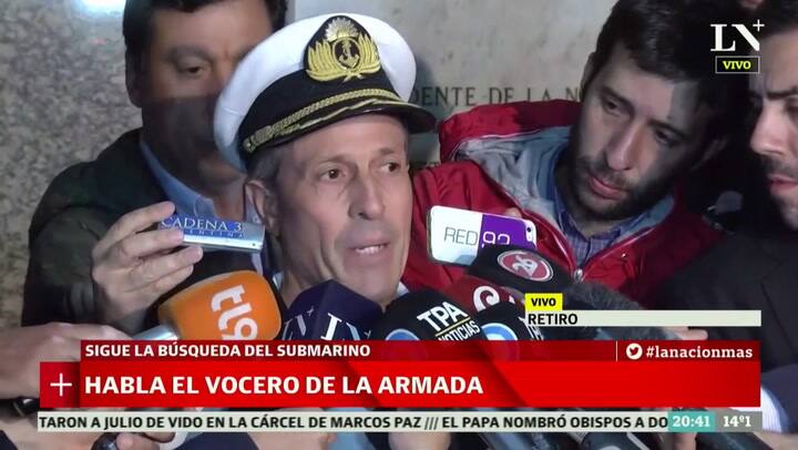 Vocero de la Armada: 'El ruido no corresponde a un submarino'