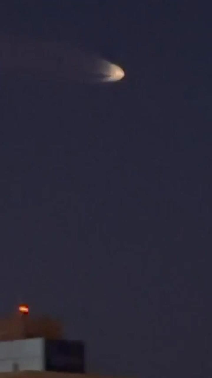 El supuesto meteorito que fue avistado en el cielo de Miami