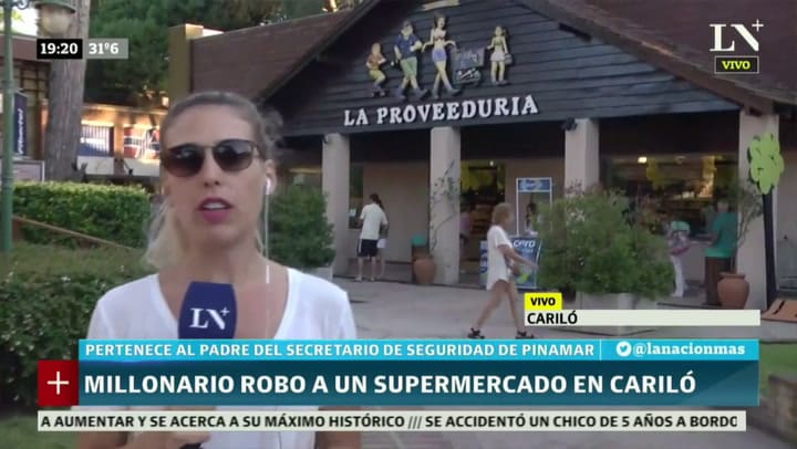Millonario robo en un supermercado de Cariló