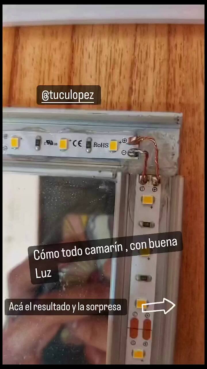 Tucu López sorprendió a Esperanza, hija de Sabrina Rojas, con un camarín hecho por él mismo