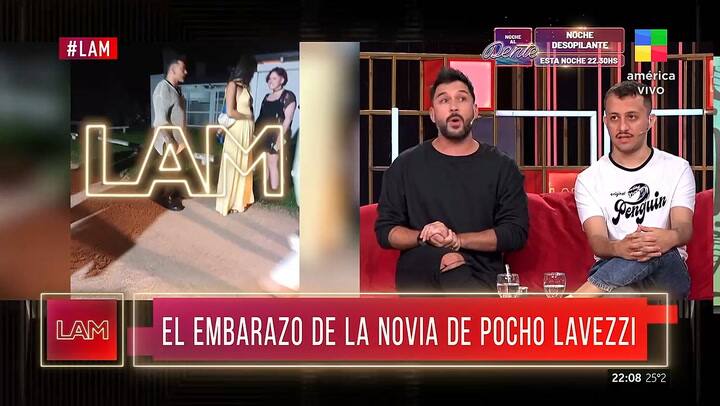 La foto que confirma el embarazo de la novia de Pocho Lavezzi