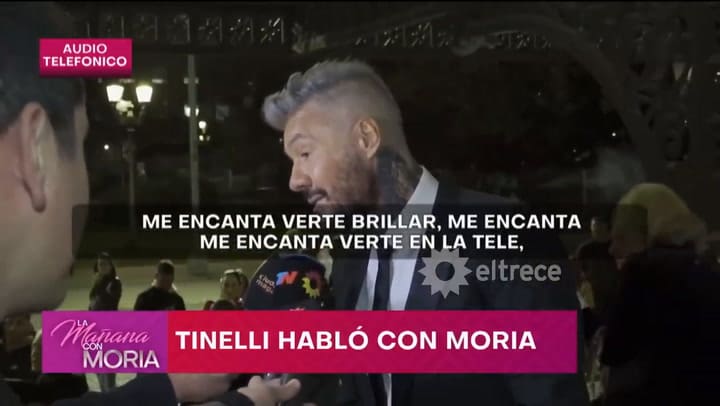Marcelo Tinelli le envió un mensaje a Moria Casán por el estreno de su programa