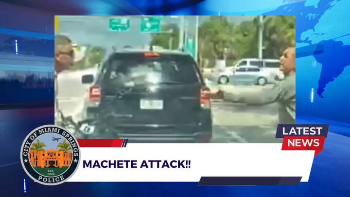 Un hombre atacó a otro con un machete en Florida