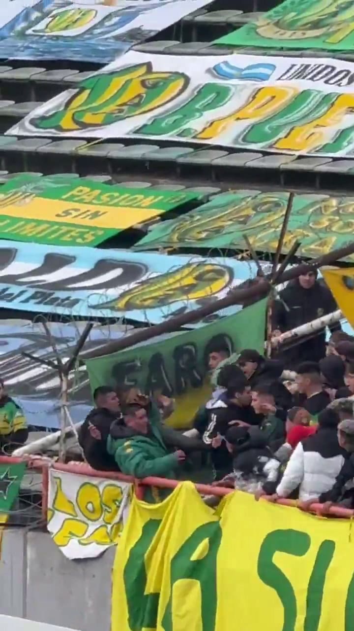 Apuñaladas en la tribuna de Aldosivi
