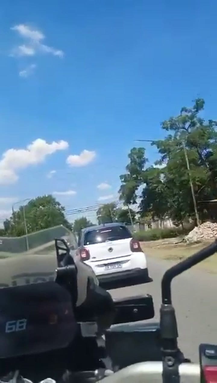 Así fue la persecución de la policía motorizada