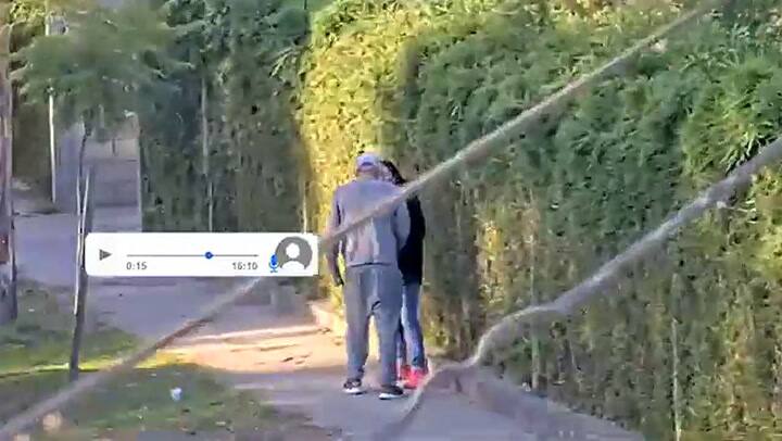 Golpeaba a una mujer y fue detenido por el compromiso de los vecinos