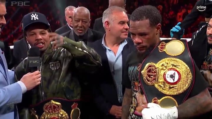 Los abucheos para Gervonta Davis cuando explicó qué pasó en el 9° round