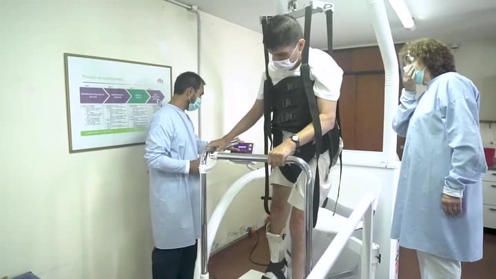 Así funciona el sistema de rehabilitación Kinebot