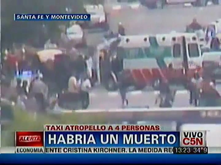 Imágenes del lugar del accidente (C5N)