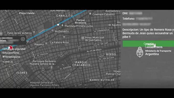 Intentó secuestrar a un menor en el Tren Sarmiento y los pasajeros casi lo linchan