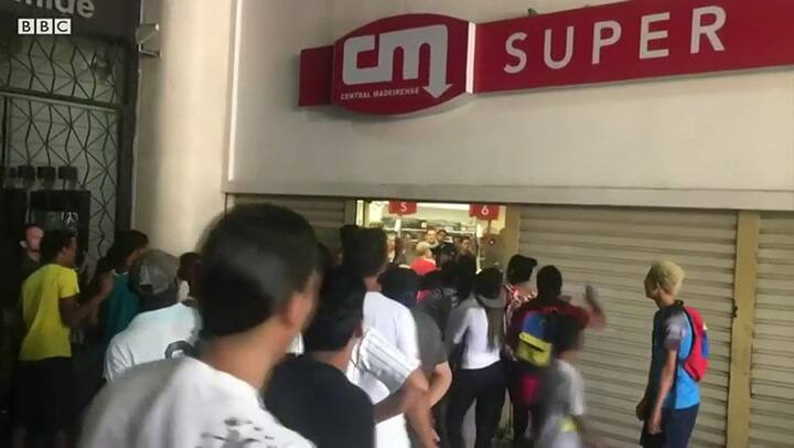 Apagón en Venezuela: las imágenes de la desesperación - Fuente: BBC