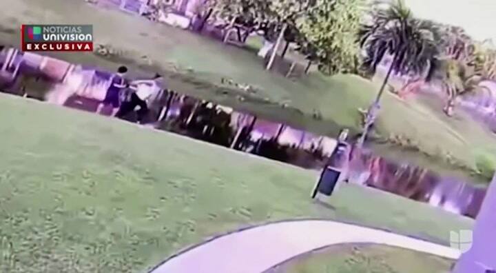 El triste video que prueba que la madre del niño autista lo empujó a un lago - Fuente: Univision