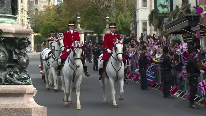 Eugenia, nieta de Isabel II de Inglaterra, se casa en Windsor - Fuente: AFP