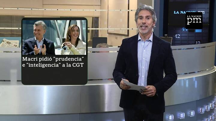 Macri pidió 'prudencia' e 'inteligencia a la CGT