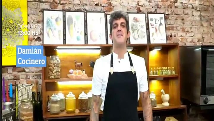 Damián Cocinero, el programa de Dilorenzi en la televisión rosarina (Instagram)