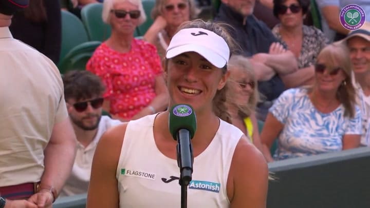 Las declaraciones de Solana Sierra tras su segundo triunfo en Wimbledon