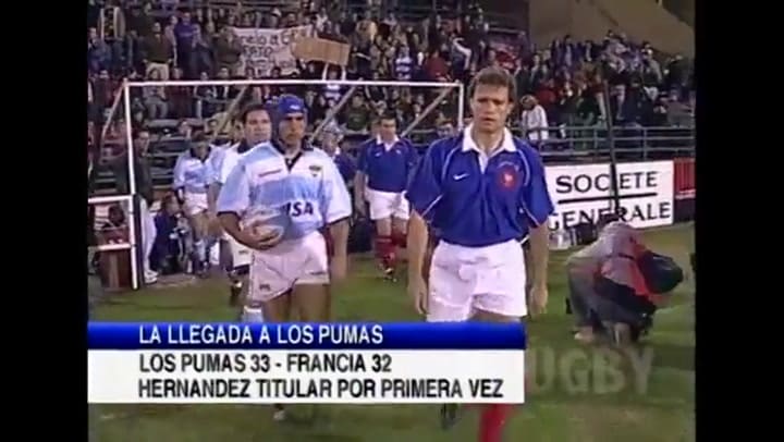 El recuerdo del debut de Juan Martín Hernández en Los Pumas