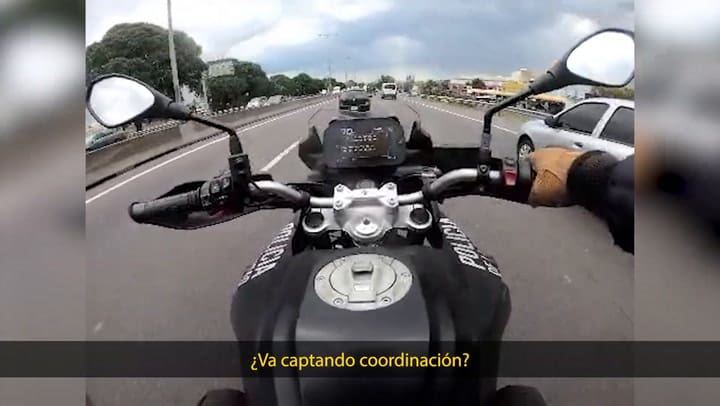 Persecución de película en la General Paz
