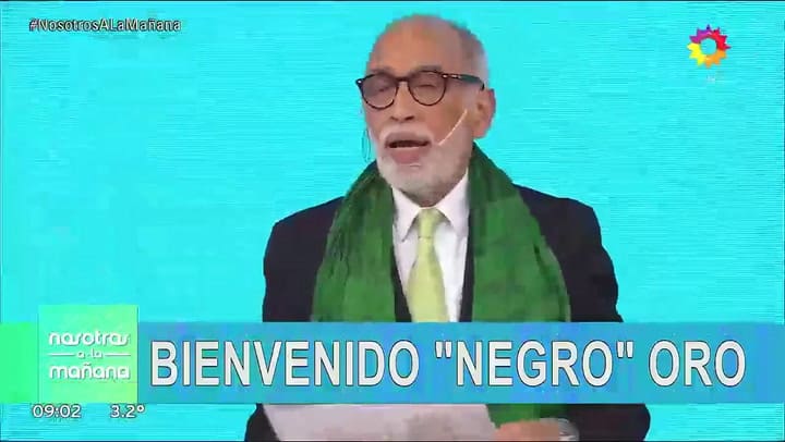 Las primeras palabras de Oscar González Oro como conductor de NAM