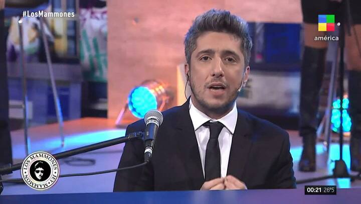 Fernando Dente fue el invitado de la noche en Los Mammones - Fuente: América