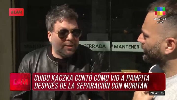 Guido Kaczka hablo de Pampita