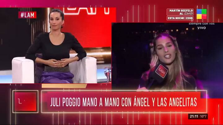 Julieta Poggio apuntó contra Coti Romero y Agustin Guardis