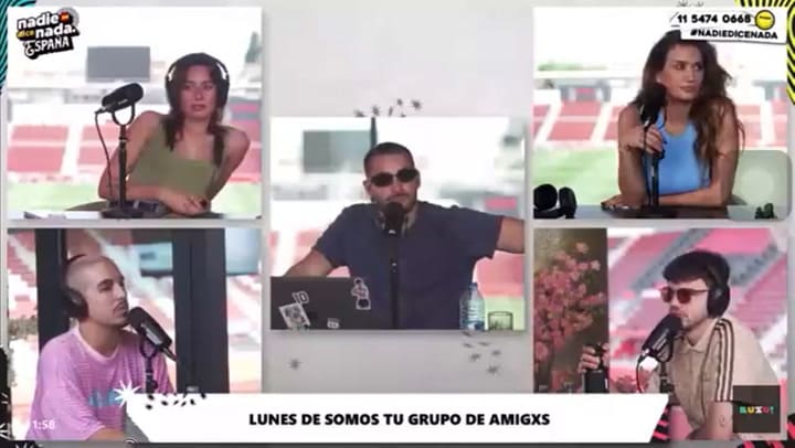 Nico Occhiato y Flor Jazmín vivieron un incómodo momento al aire