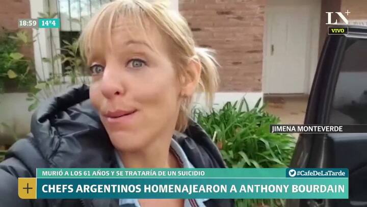 Los chef recuerdan a Bourdain