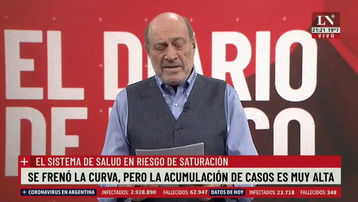 Alfredo Leuco, duro con el Gobierno: 'Alberto nos vacunó a todos y no vacunó a nadie'