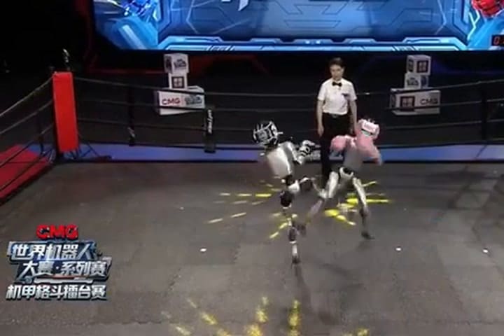 Campeonato de kickboxing de robots