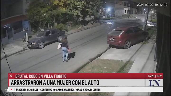 Robo Brutal Arrastraron A Una Mujer Con El Auto En Villa Fiorito